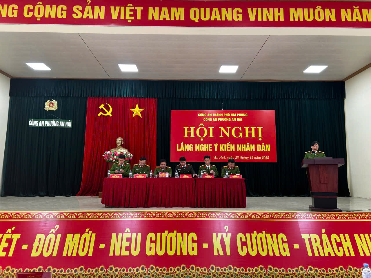 Công an phường An Hải tổ chức hội nghị “Lắng nghe ý kiến Nhân dân”